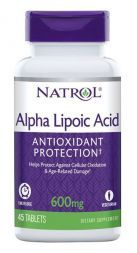 Natrol Alpha Lipoic Acid 600 мг (45 таб)