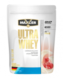 Протеин Maxler Ultra Whey Клубничный молочный коктель (900 г)