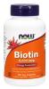 NOW Biotin 5000 мкг (120 кап)