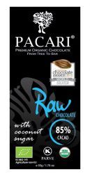 Органический живой шоколад Pacari Raw 85% (50 г)