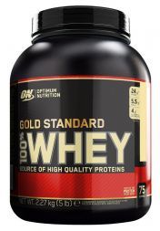 Протеин Optimum Nutrition 100 % Whey protein Gold standard 5 lb Клубника-банан (2270 г)