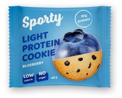 Протеиновое печенье Sporty Protein Light Черника (40 г)