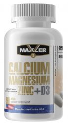 Maxler Calcium Zink Magnesium + D3 ( 90 tabs )
