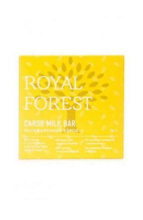 Шоколад Carob Milk Bar (необжаренный кэроб) Royal Forest (75 г)