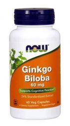 NOW Ginkgo Biloba 60 mg (60 капс)
